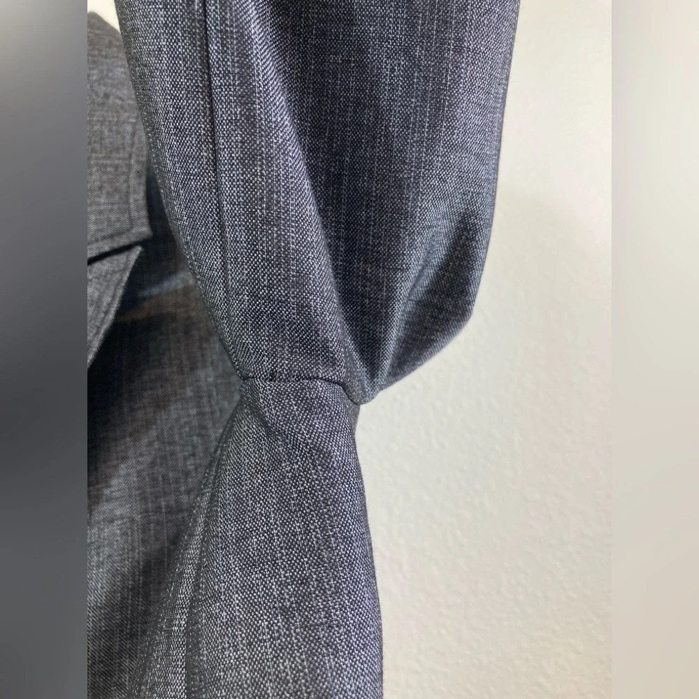 The Limited Gray Single Button Blazer Size M Pinstripe Career Jacket